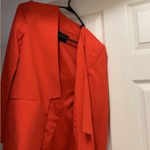 Small women’s orange blazer jacket